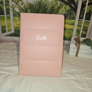 Pink Faith Notebook Cover